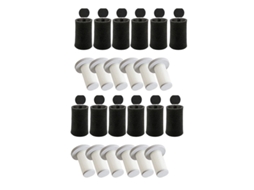12 peças aspirador de pó portátil filtro hepa kit de filtro de esponja para deerma dx700 dx700s peças de reposição acessórios