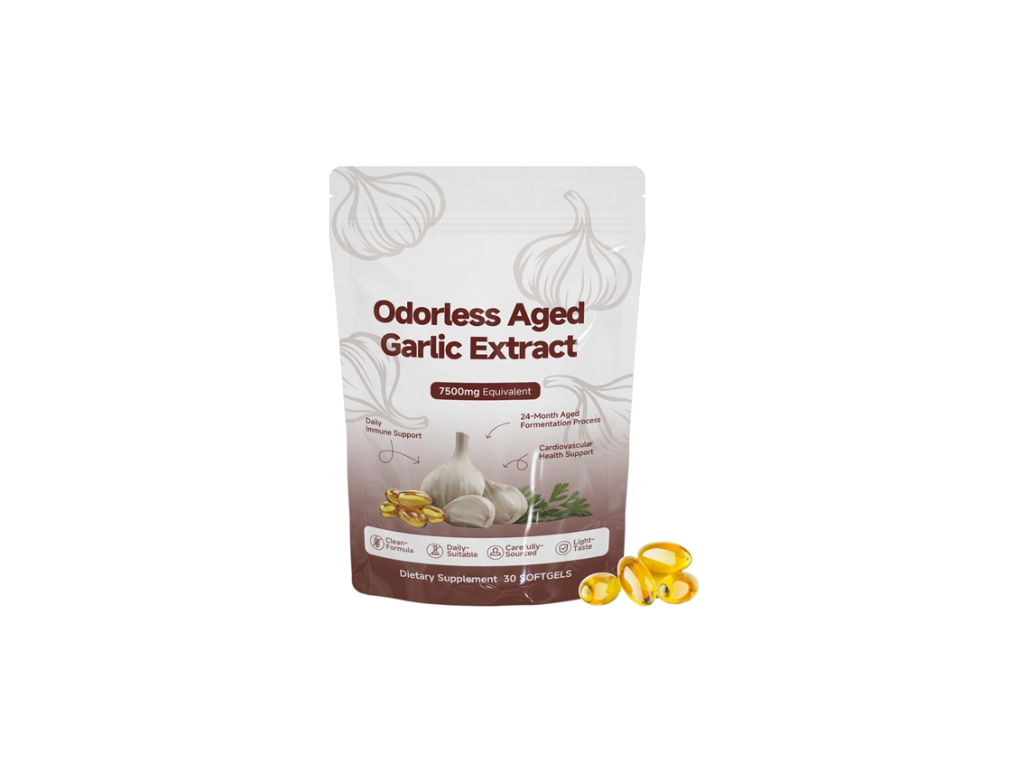 Extrato Alho Softgels Suplemento Diário Energia