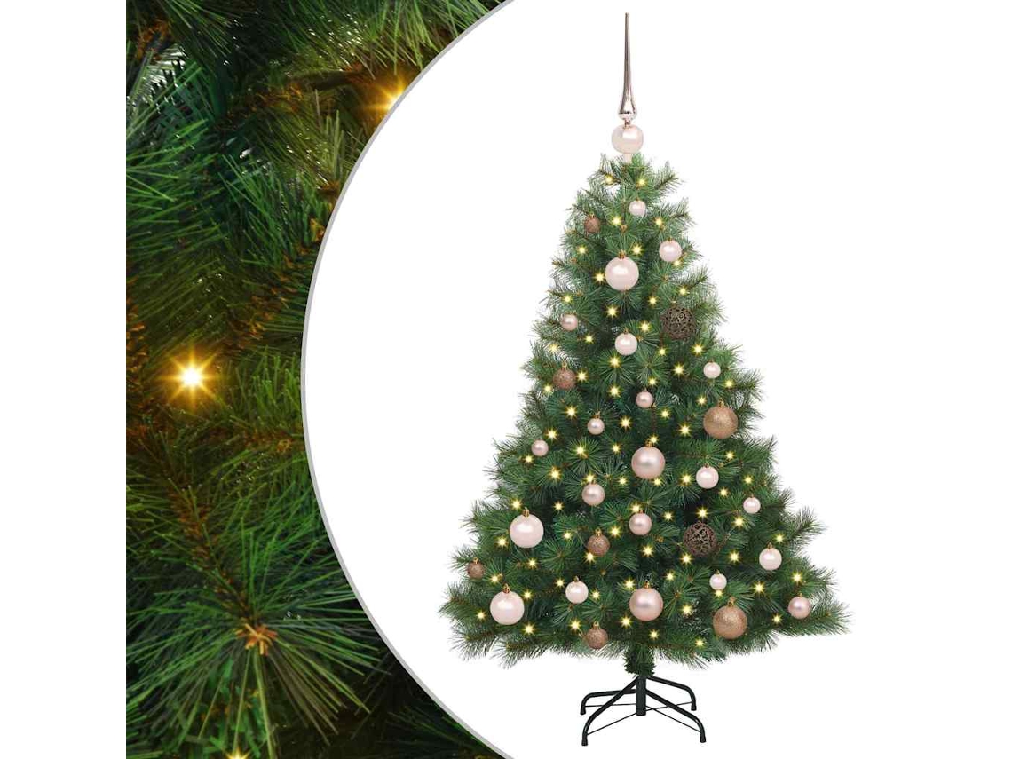 Decoração Sazonal Vidaxl Verde Plástico (120 Cm)