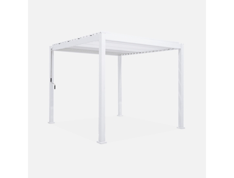 Pérgula Bioclimática de Alumínio Branco 3X3 M I SWEEEK