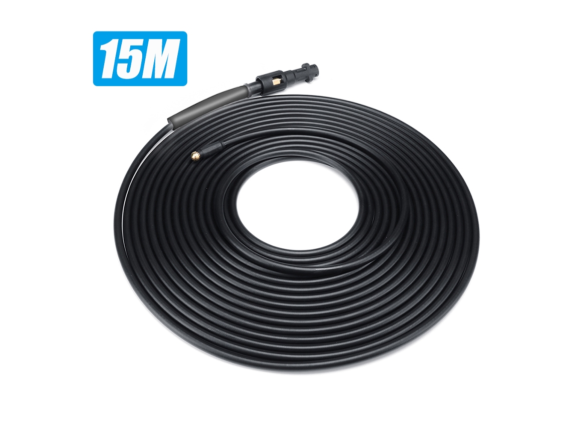 Mangueira De Limpeza De Esgotos Para Limpadora De Pressão, Compatível Com Karcher K Series, 15m