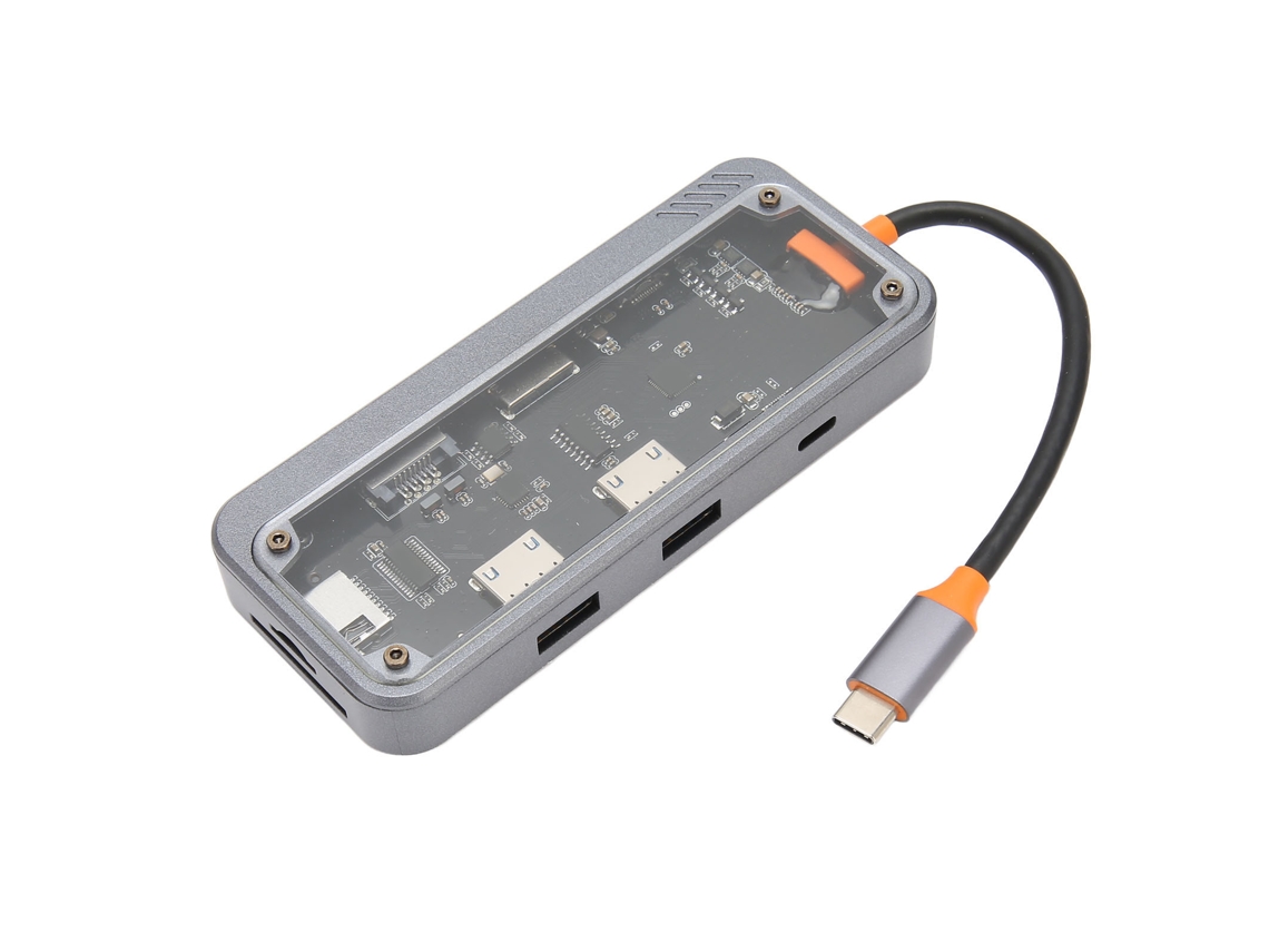 Adaptador Hub LAXISCREED Type c com Pd e Rj45