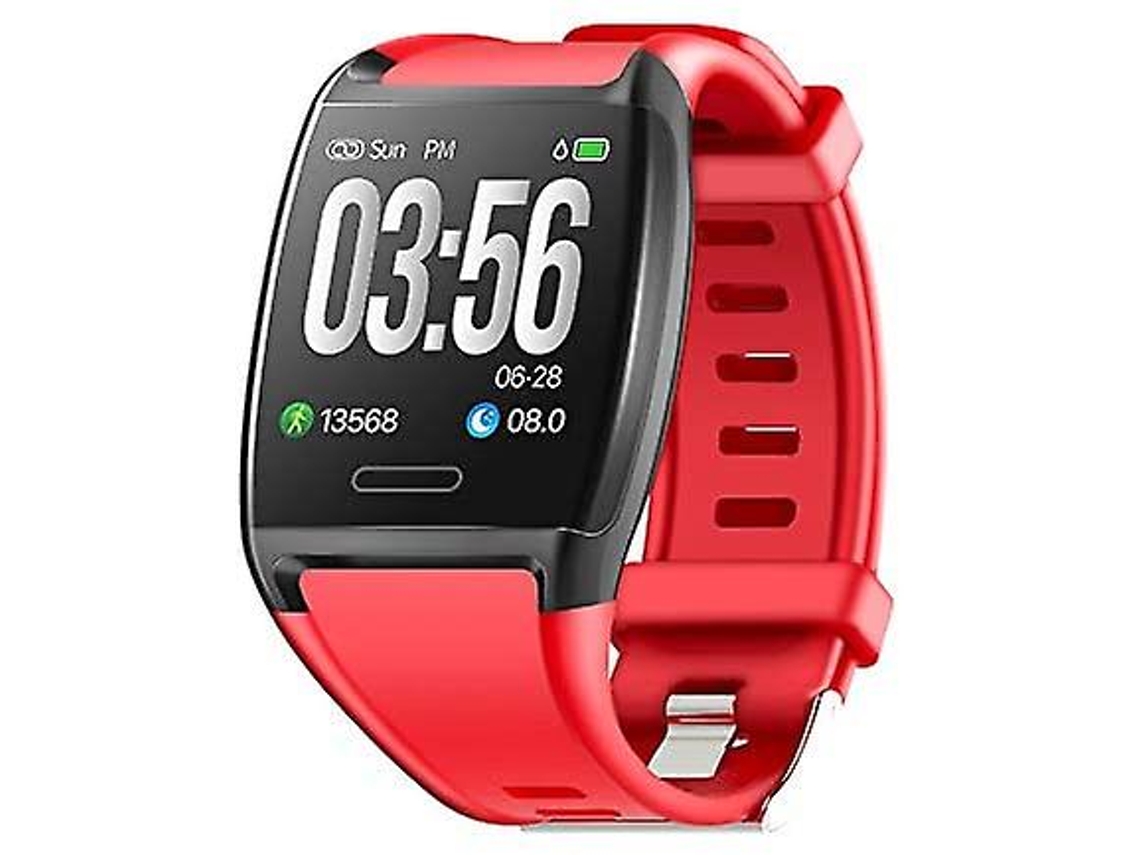 Relógio inteligente com rastreador de atividades, à prova d'água IP67, Ly Ebike (vermelho)