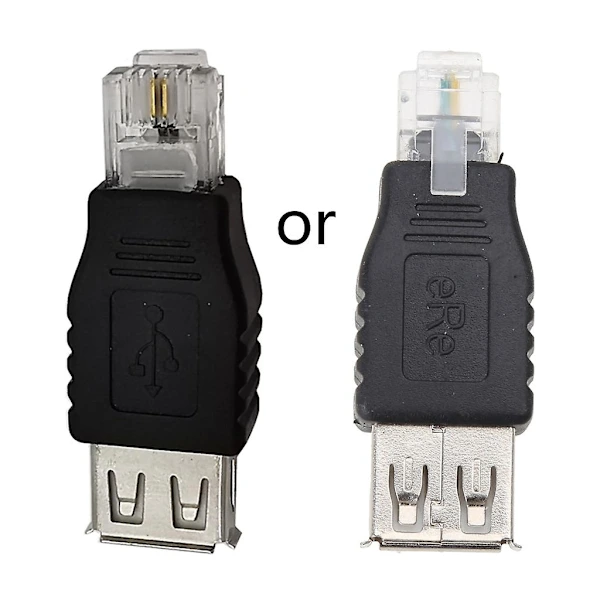 Adaptador Usb A Fêmea Para Ethernet Rj11 6p2c Macho Roteador-aquaforge