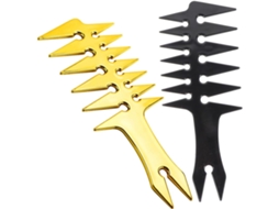 Pente Retro Masculino De 2 Peças Em Abs Con Dentes Largos, Confortável E Comfunção de Massagem.