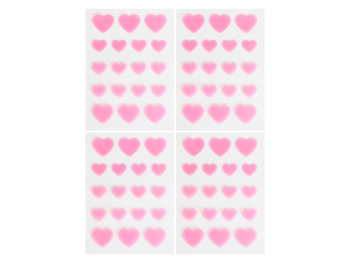 Pacotes De Parches De Acne Hidrocoloides Em Forma De Coração 18 Pontos Parches Faciais Para Manchas Rosadas