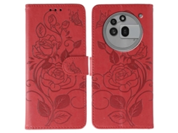 Capa De Celular Em Couro Com Estampa De Borboleta Rosa Para Nothing Phone 3a Pro
