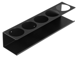 Suporte de Ferramentas em Aço, para Parede, 5 Lugares, Preto AQUAFORGE