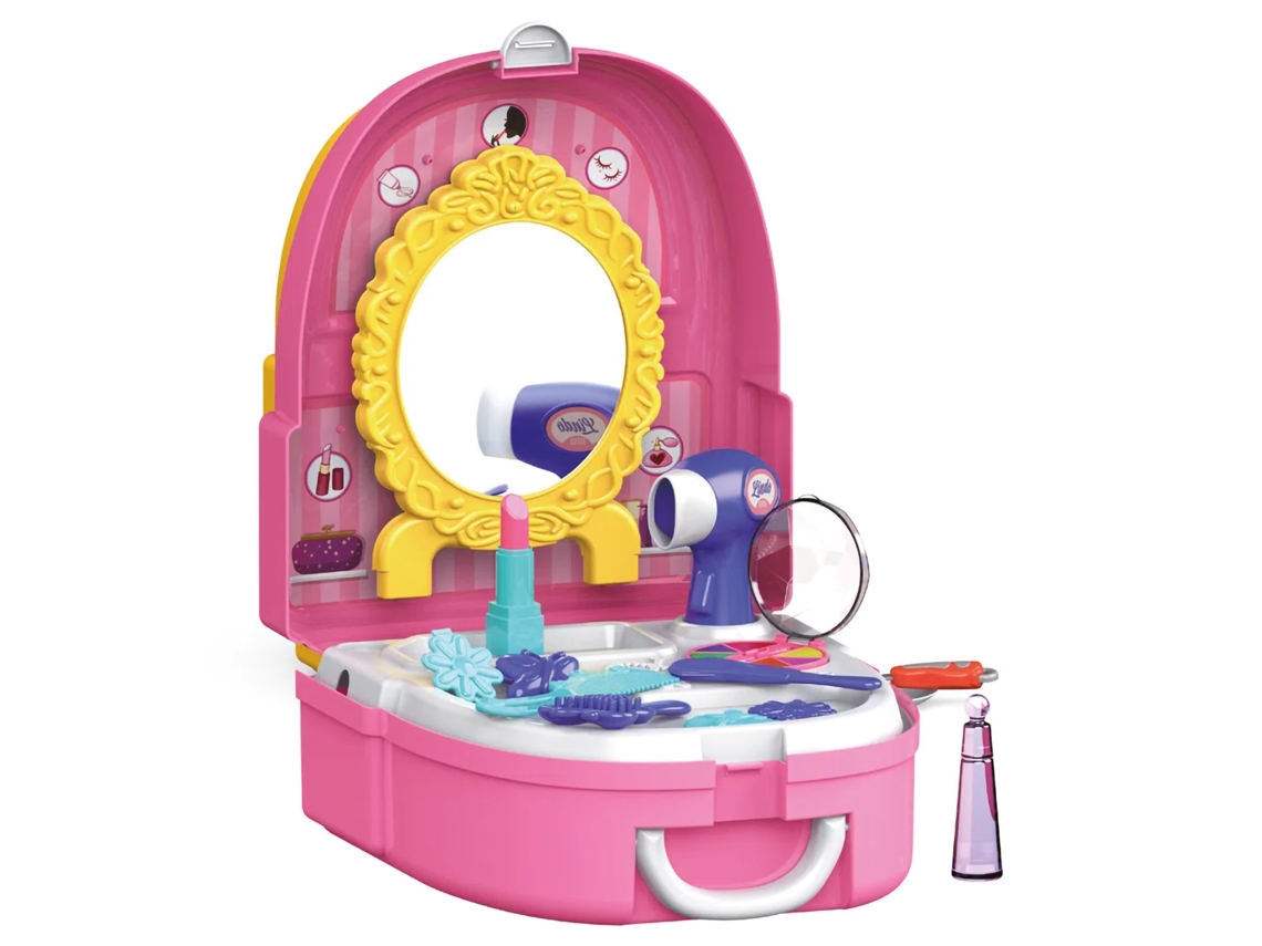 Mochila TOPBRANDS Cabeleireiro Princesa 19 Peças (Idade Mínima: 3 anos)