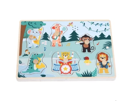Puzzle Animais com Música PLAY TO GROW