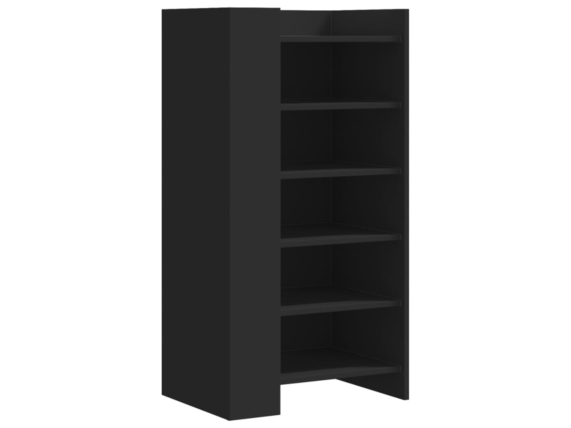 Shoe Cabinet, Shoe Cabinets Vidaxl Preto Madeira Processada (n/a)