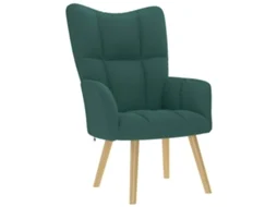 Relaxing Chair, Relaxing Chairs Vidaxl Verde Tecido