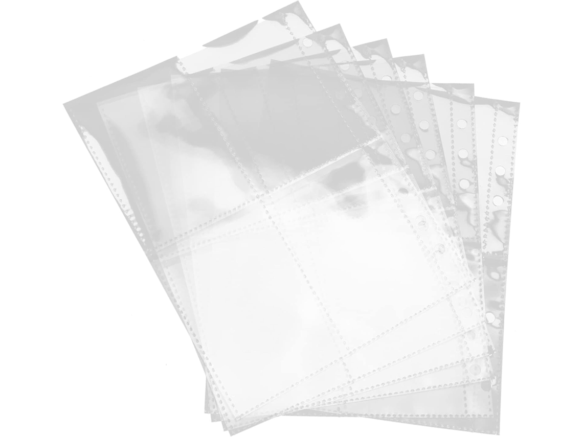 Ciieeo 3 Conjuntos Álbum De Fotos Pochettes Transparentes Protège Cartes De Collection Recarregável E Pratique