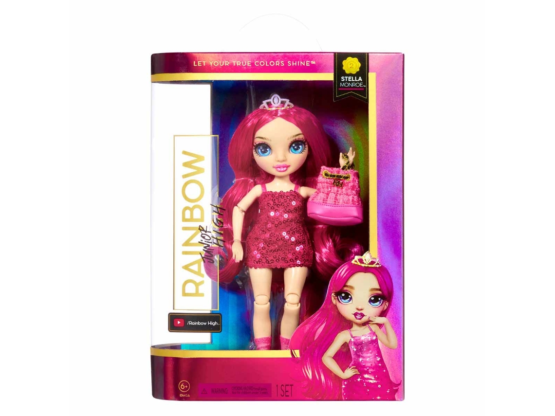 Rainbow High Junior High Doll Stella Monroe (Idade Mínima Recomendada: 6 anos)