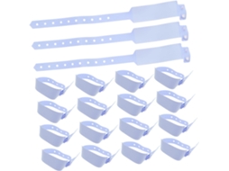 Pulseiras De Identificação Hospitalar Baluue 100em Pvc Resistente À Sujeira Para Adultos E Idosos Confortáveis Uso