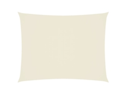 Vela de proteção solar retangular em tecido Oxford 2x3,5 m Cor Creme MAISON EXCLUSIVE