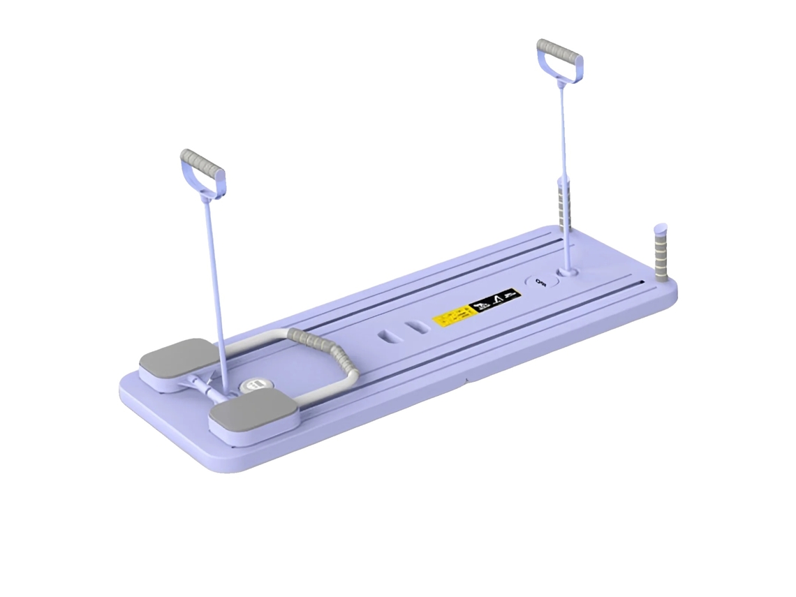 Prancha De Exercício Abdominal, Estabilidade Avançada, Rebate Automático, Roxo