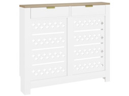Gaveta para Radiador TOPBRICO com Armário Branca 108x19x95,5cm