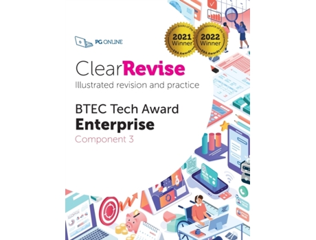 Livro ClearRevise BTEC Tech Award Enterprise Component 3 de PG Online (Inglês)