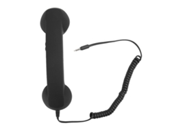 Receiver Telefônico Retro com Plug 3.5mm para Smartphone Pc