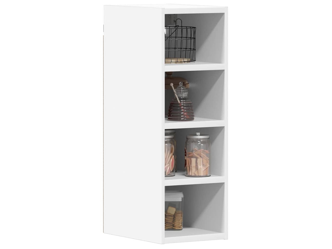 Vidaxl Armário De Parede “riga” 20x29,5x60 Cm Derivados Madeira Branco