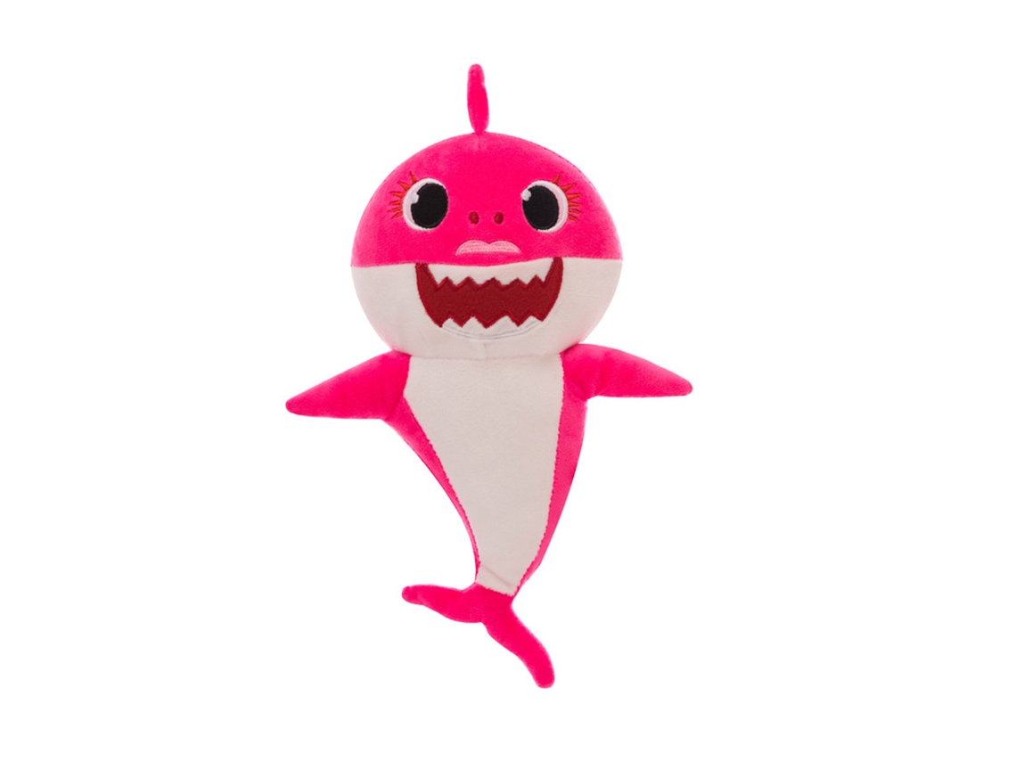 Walshlxq juguete de Peluche Tubarão Cantor Luminoso para Bebês e Crianças, Animal de Peluche Tubarão