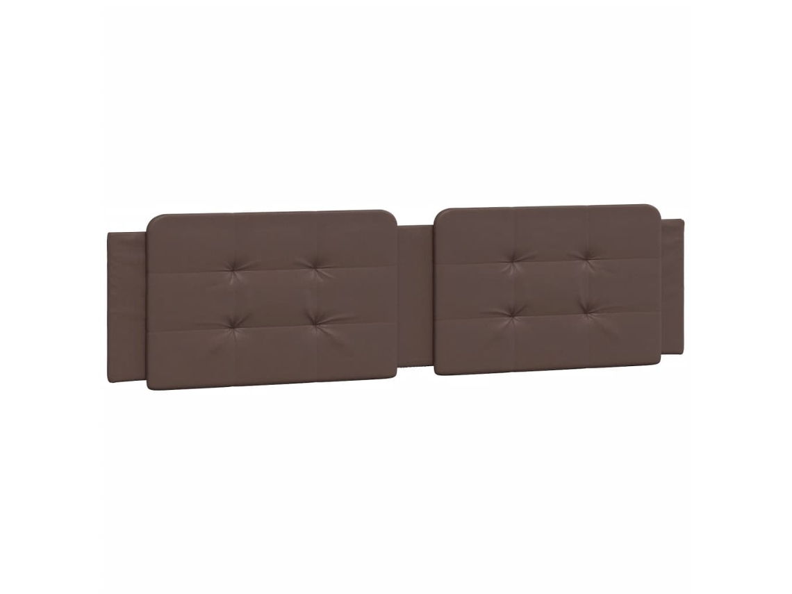 Headboard Cushion, Headboard Cushions Vidaxl Marrom Couro Artificial (200 Cm)