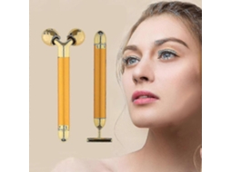 Massageador Facial 2 em 1 com Rolo 3d e Formato de T para Lifting Antirrugas GOKOCO (prettyj)