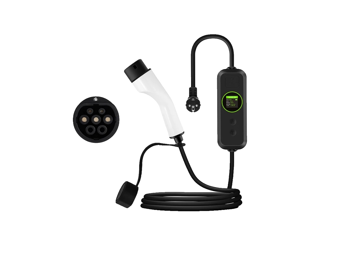 Cabo De Carregamento Para Veículos Elétricos, 5m De Comprimento, Classificação Ipx5, Plugue Eu