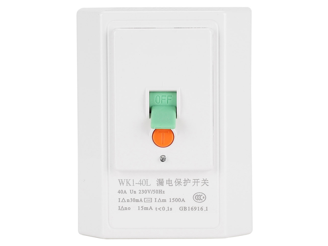 Interruptor Protetor Contra Fugas 40a 230vac para Eletrodomésticos com MARCA