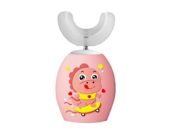 Escova De Dentes Elétrica Infantil De Silicone Com Ponta Em Formato De U, Modelo Papanicolaou Para Treinamento.