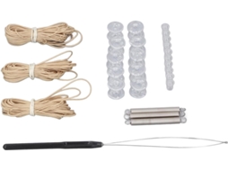 Compatível Com Kit De Reparo Persianas Plissadas Para Trailers, Cordão De Nylon Bege 6 Metros Para Janelas Diurnas E