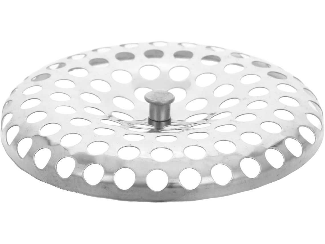 Filtro De Ralo Aço Inoxidável 304 75 Mm Com Coletor Cabelo Para