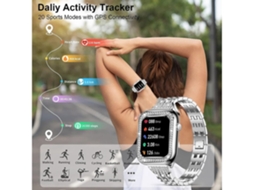 Smartwatch I78-Silver Prateado