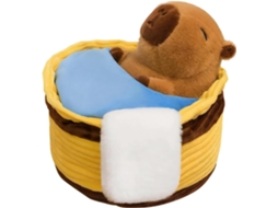 Capivara De Pelúcia Macia E Fofa Para Decoração Casa