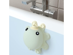 Capa Para Ralo De Overflow De Banheira Em Silicone Branco Creme - Aumenta 3-4 Polegadas De Água Para Mergulho Profundo