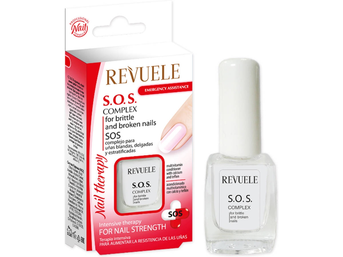 Verniz Fortalecedor REVUELE Nail Therapy SOS Complex (10 ml)