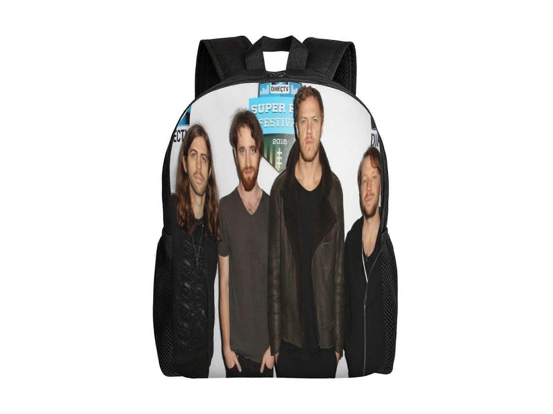 Mochila Estudantil Imagine Dragons T56, Leve E Durável, À Prova Dágua E Com Alça De Ombro Ajustável. Olysi Shop