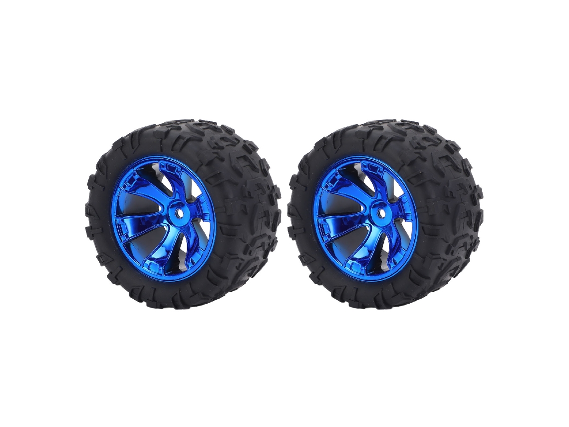 pneus de carro RC, de borracha e plástico resistentes ao desgaste, para roda esquerda, compatíveis com Wltoys 144018-3000.