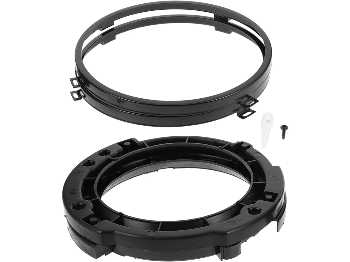Kit De Substituição De Faróis Com Suporte Para 2 Unidades, Cor Preta.