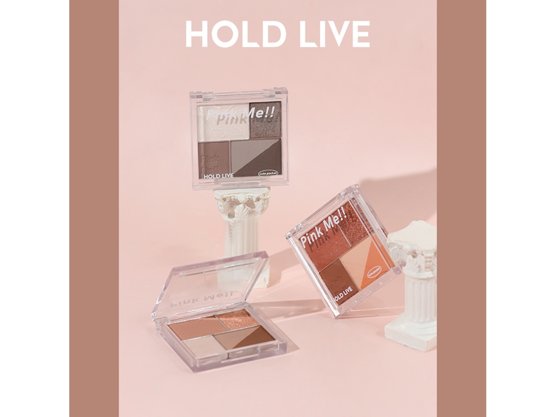 Paleta De Sombras De Olhos Hold Live Com 5 Cores, Alto Pigmento Sunflare