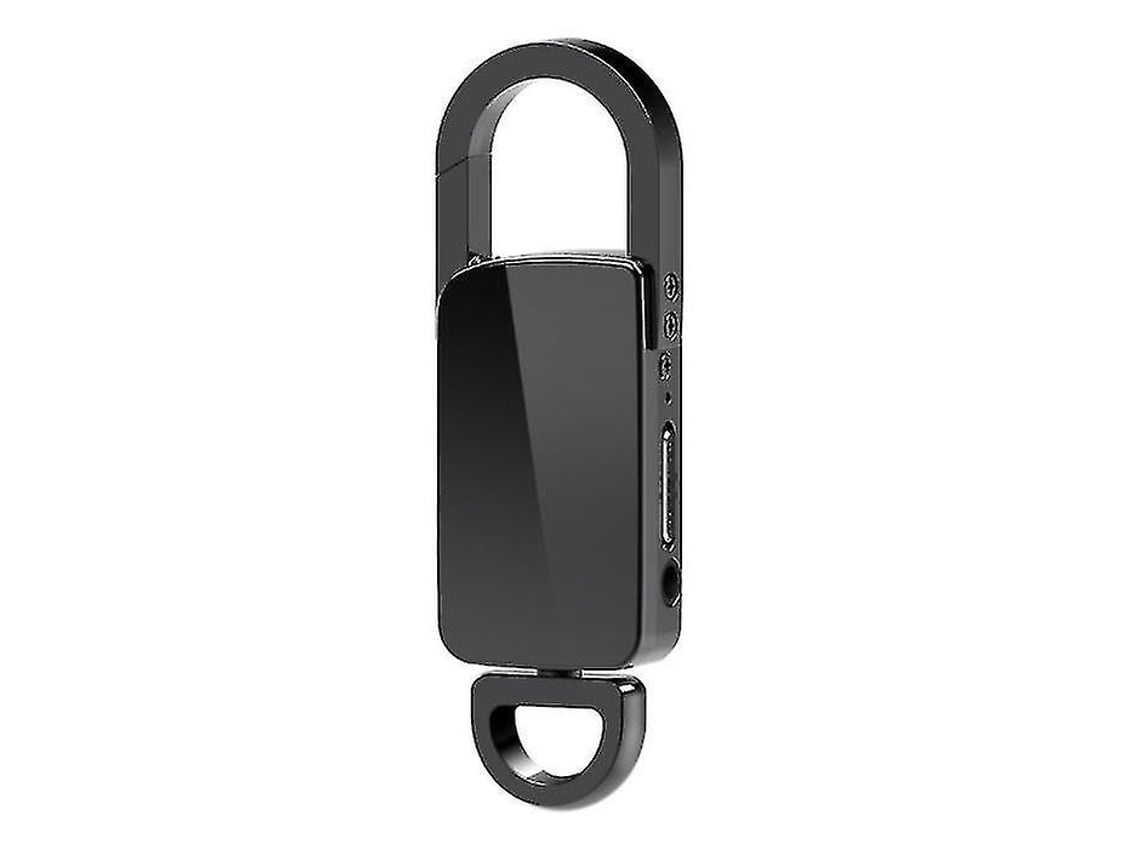Lurelia Gravador De Voz Com Porta-chaves 32gb Com Redução De Ruído, Bateria De Longa Duração Para Reuniões, Palestras - Preto