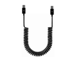 Cabo De Carregamento Usb 2.0 De 480 Mbps Com Mola, Conector Macho Tipo C Para Conector Macho Tipo C. Nostalgia88