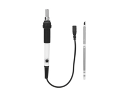 Plancha de Soldadura Eléctrica com Temperatura Ajustável 200 400℃ 12 24v Kit Diy para Soldar Ferramenta de Aquecimento Rápido Branca S/MARCA
