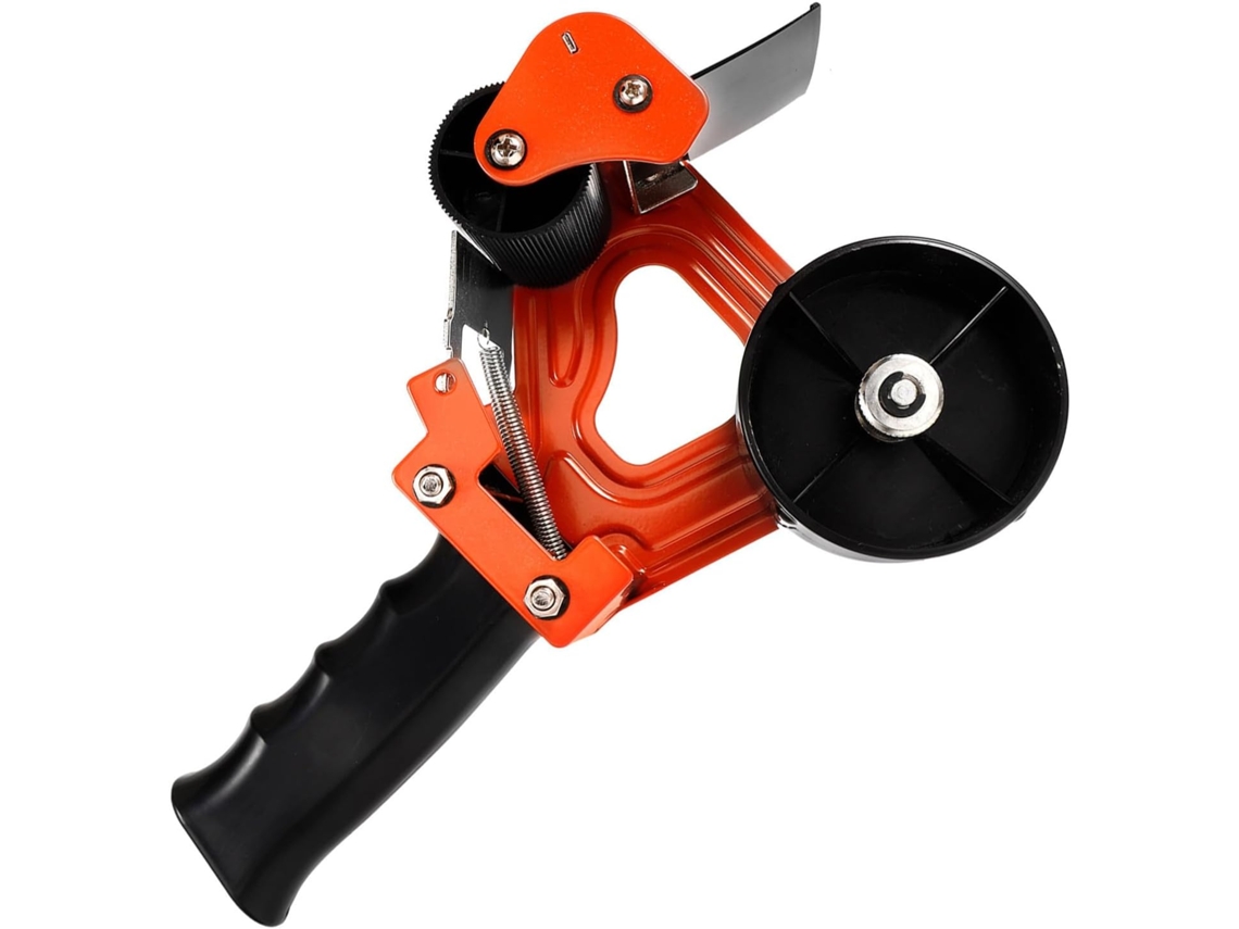 Dispensador de Fita Adesiva Collbath, Plástico, 6cm, Cortador de Fita para Embalagens, Caixas de Mudança, Uso Manual