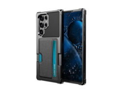Capa Para Celular Com Compartimento Para Cartão Para Samsung Galaxy S22 Ultra 5g Zm02