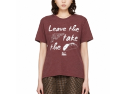 Rockinstone Godfather If You Leave Heather Vintage Maroon Adult T-shirt Size:s