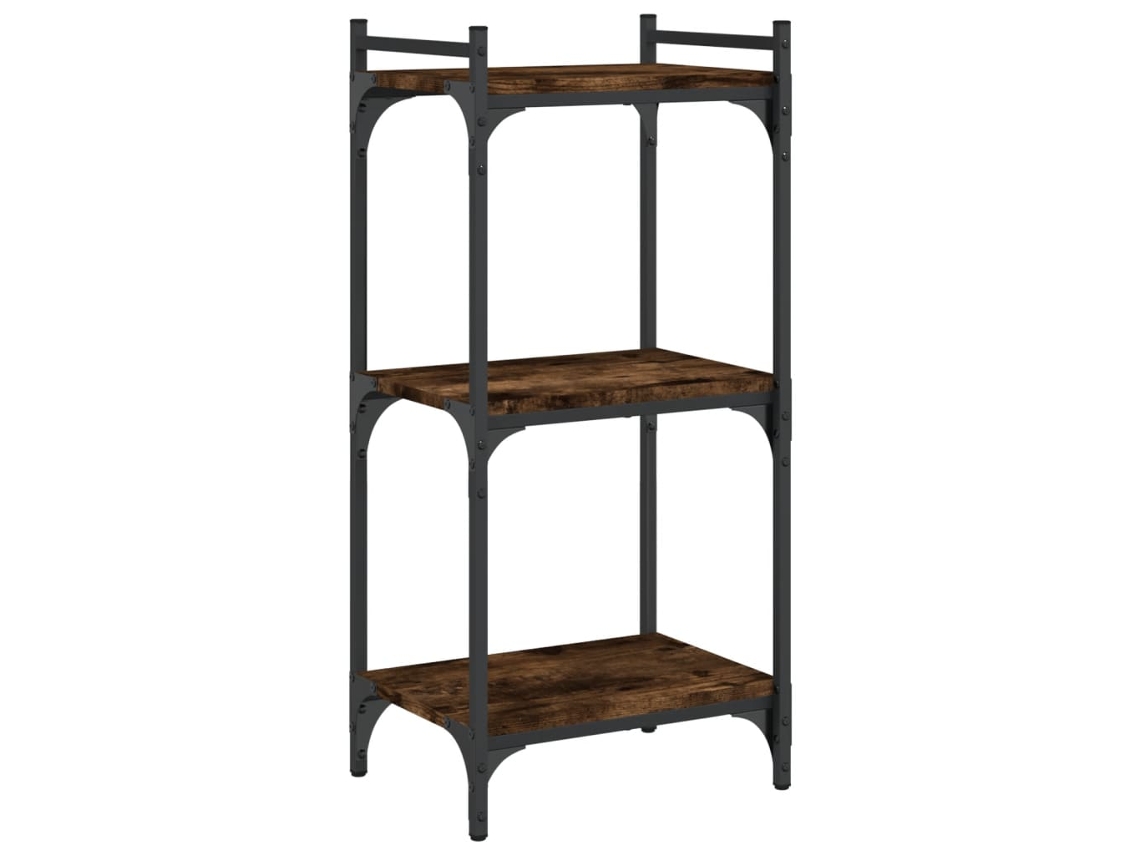 Bookcase, Bookcases Vidaxl Marrom Madeira Processada (n/a)