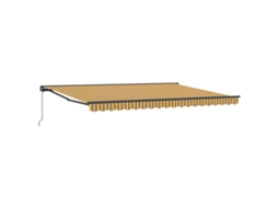 Conjunto 1 Toldo Retrátil Vidaxl Antracite Alumínio (4,5 × 3,5 M)