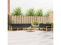 Vidaxl Conjunto De Sofás Para Exterior 7 Pcs Branco E Antracite
